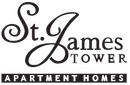 St. James Tower Apartment Homes logo.