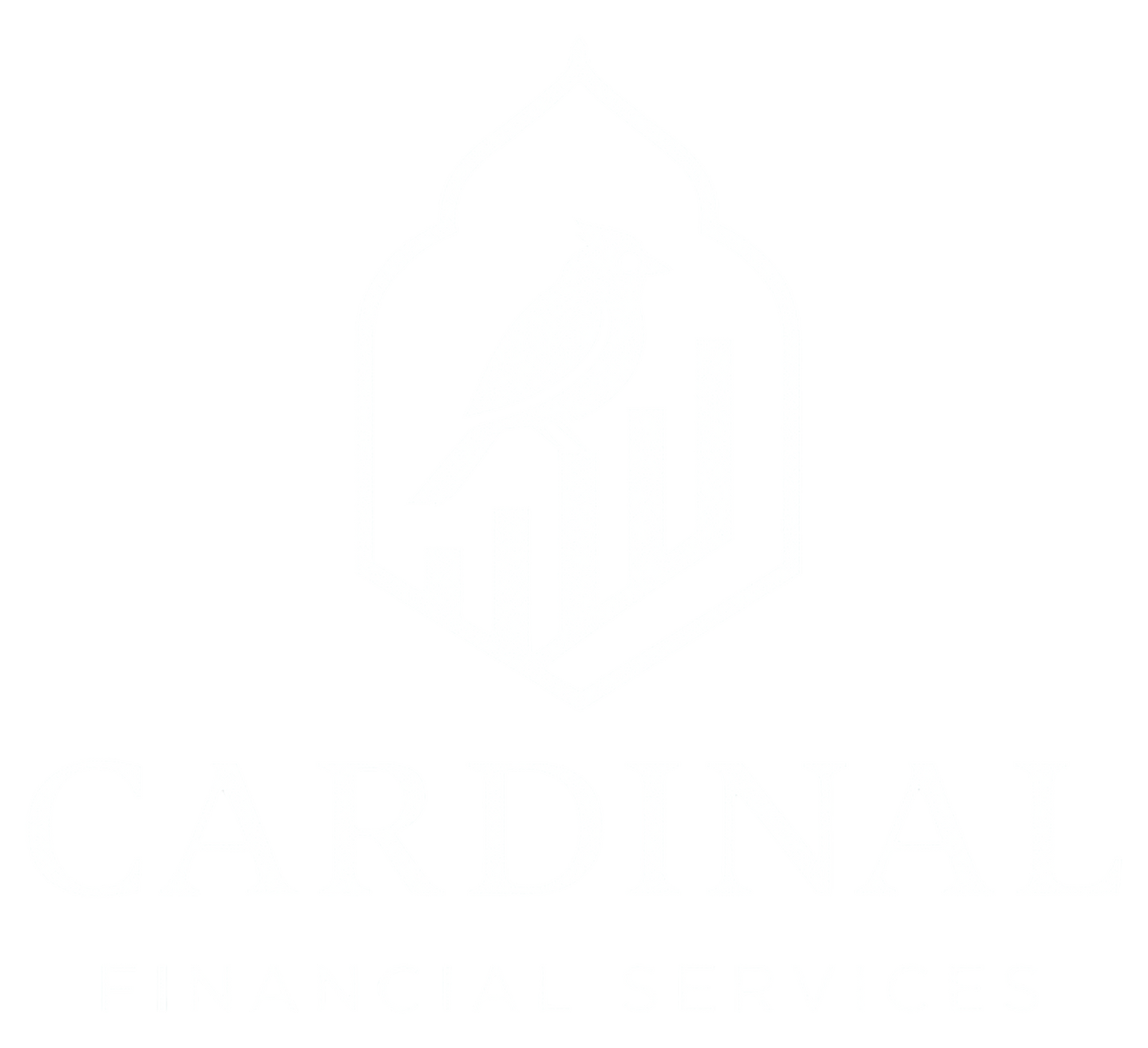 White logo with a crown above and text 
