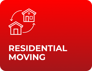 Professional movers carrying boxes into a family home during a residential move