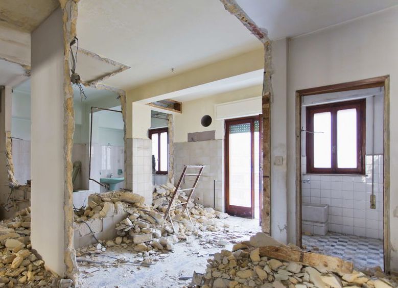 A Room in a House That is Being Demolished — Young Building In Taree, NSW