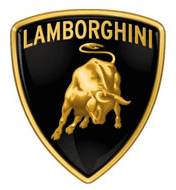 The lamborghini logo is a bull with a long tail.