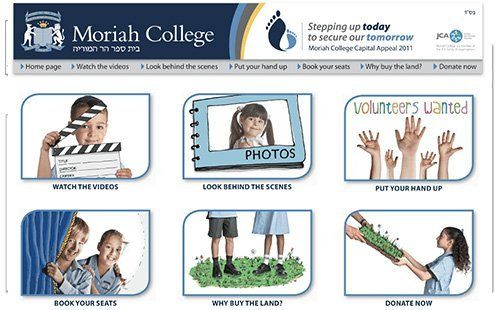 Moriah College advertisement 
