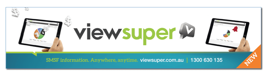 A banner for viewsuper shows a person holding a tablet