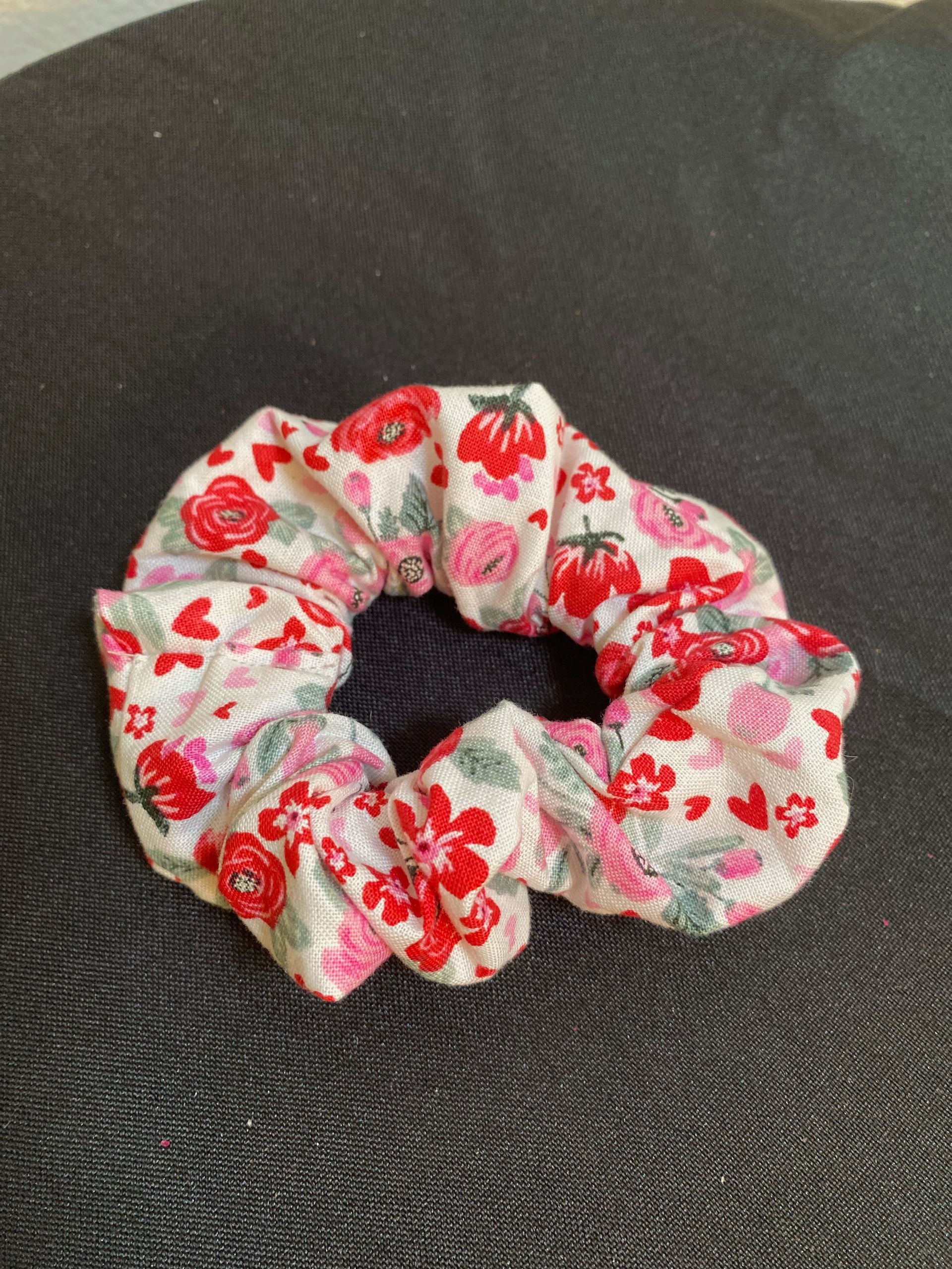 Flower Scrunchies