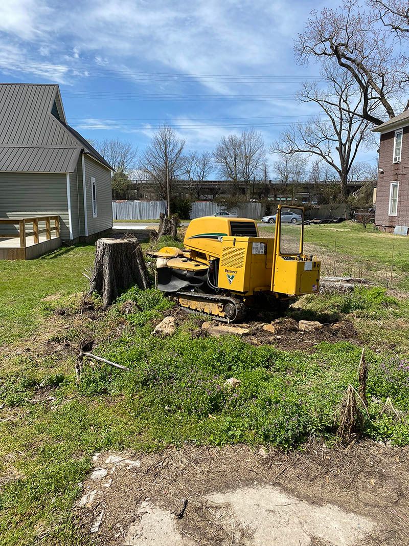 Stump Grinding Heavy equipment