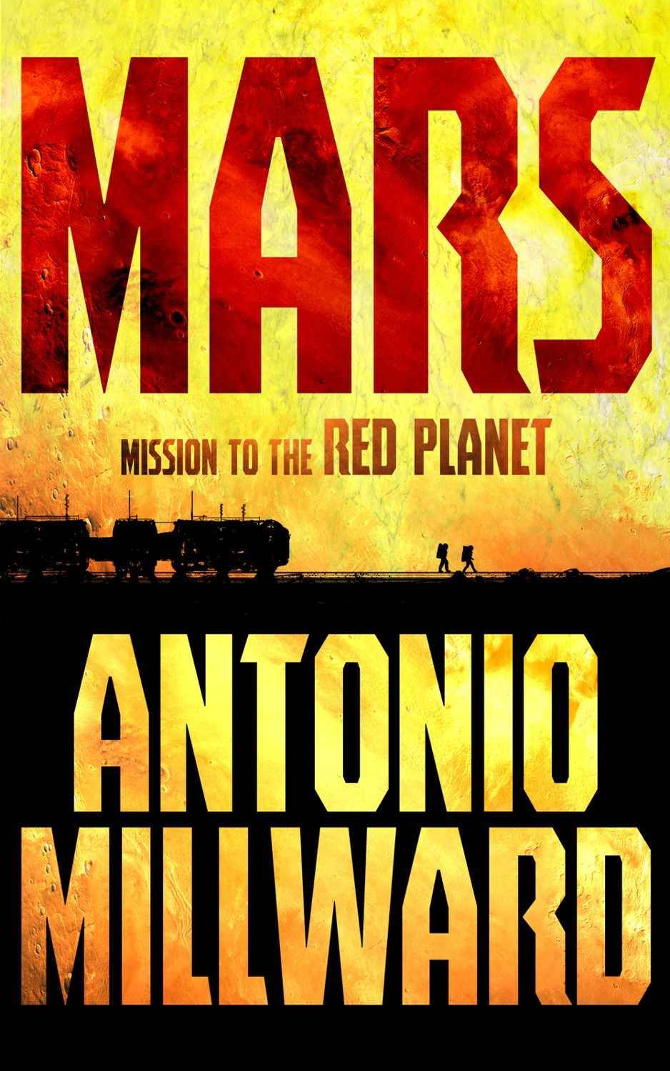 Cover of Mars Mission to the Red Planet showing Mars with a spacecraft orbiting its red, rocky surface in space