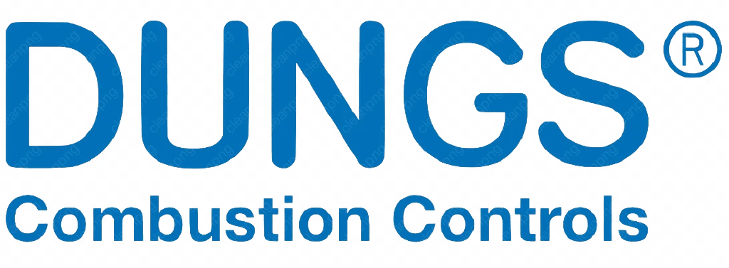 Un logo bleu et blanc pour les commandes de combustion des excréments