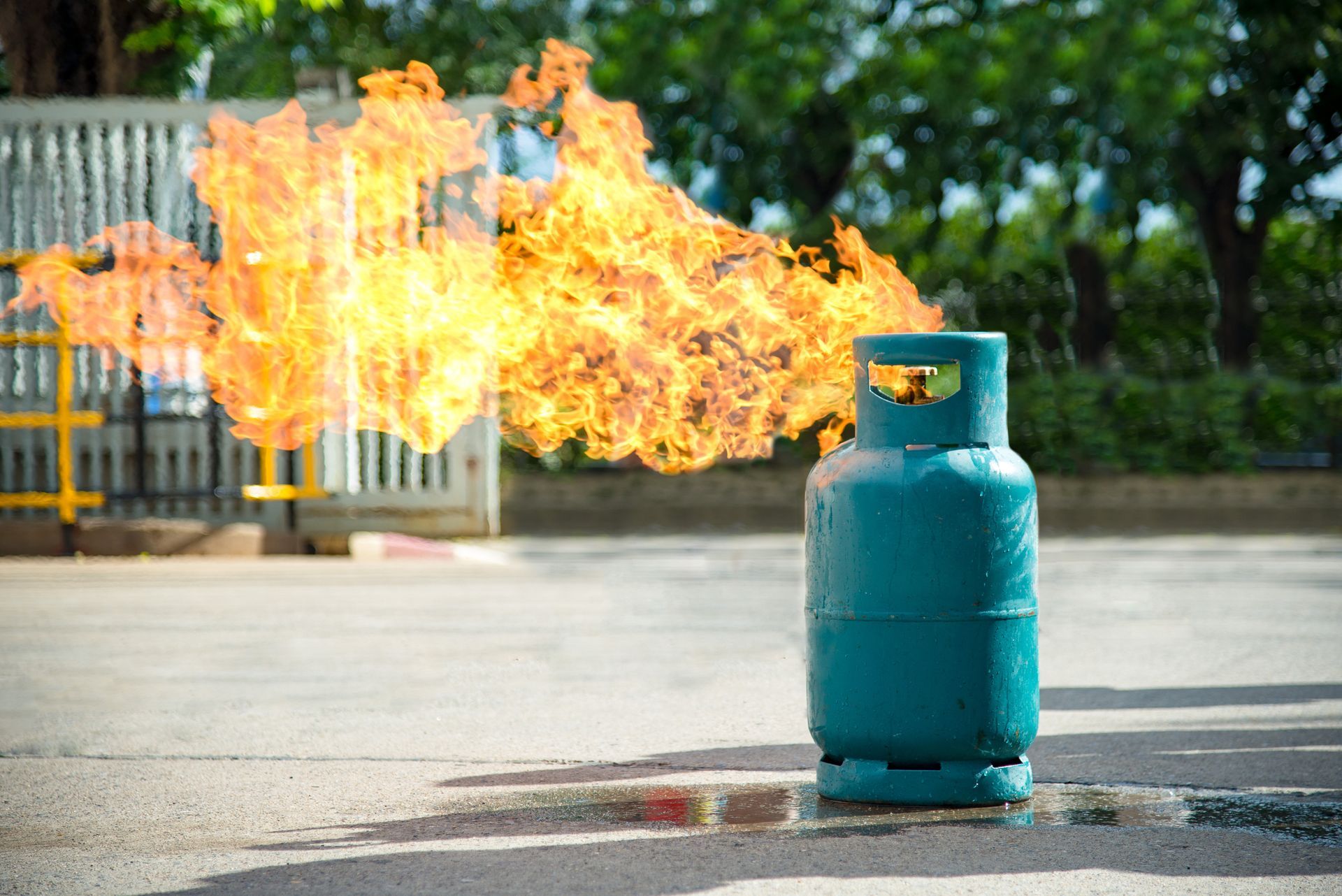 Propane Gas Cylinder Storage — Middletown, NY — Blue Flame Propane
