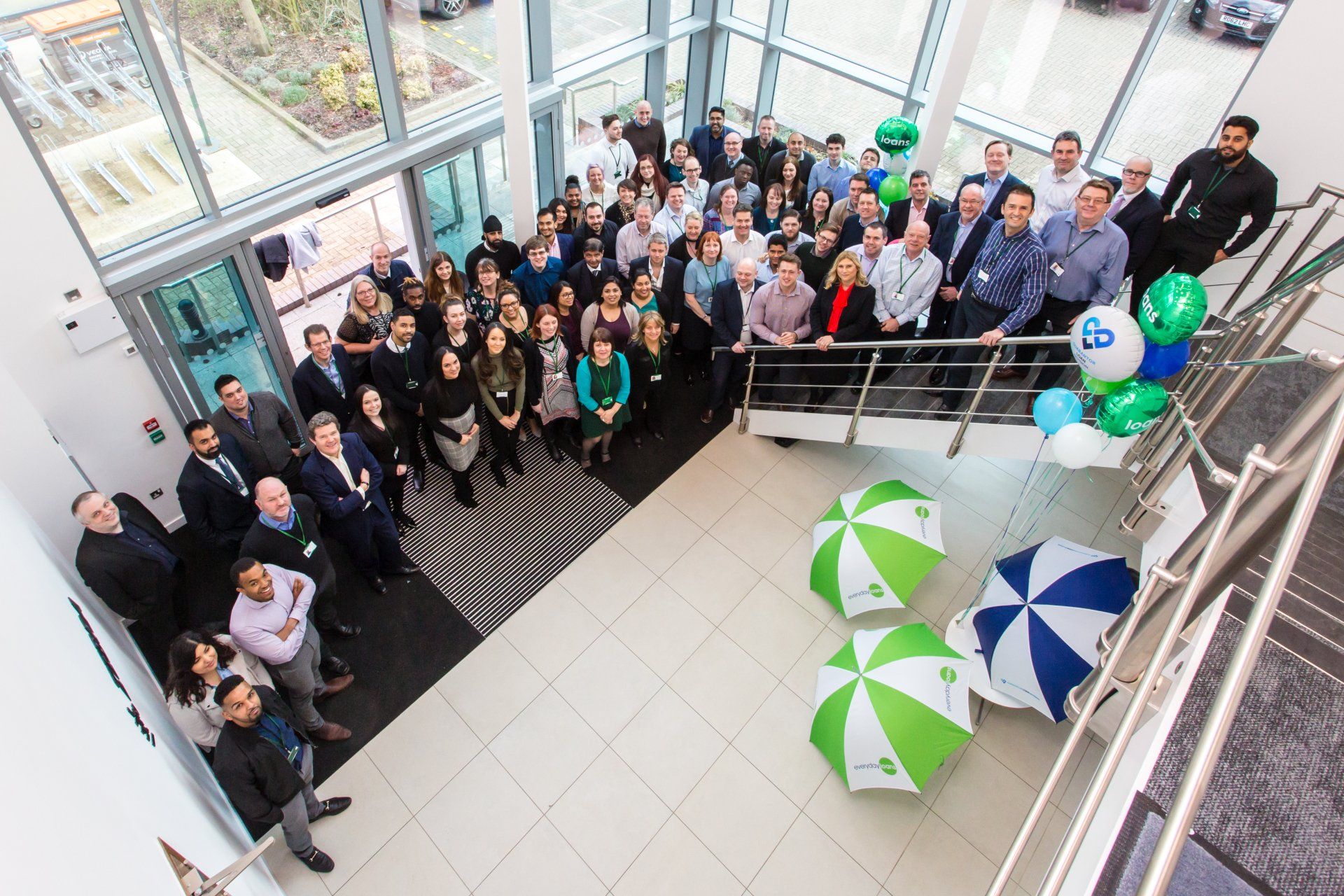 Corporate photography Reading,  whole company photo