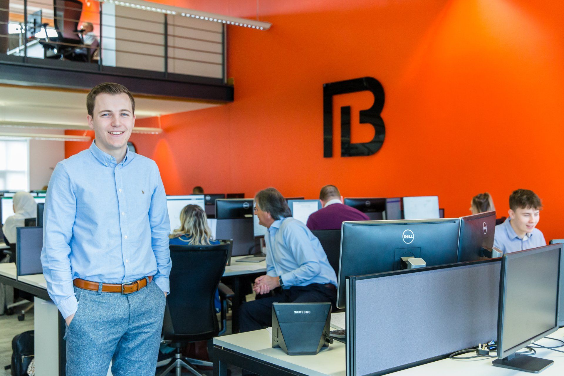 Professional photographer near me male accountant headshot