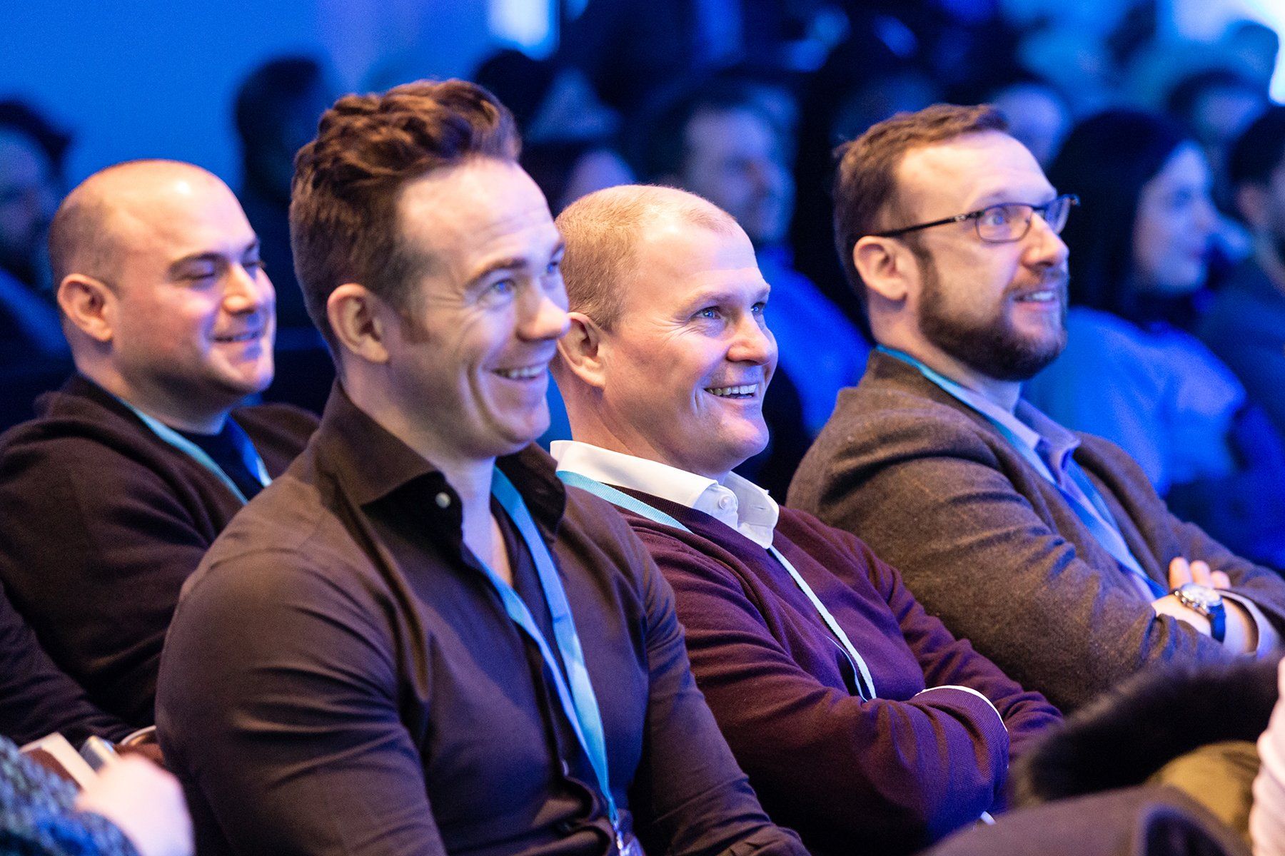 Professional photographer near me audience smiling