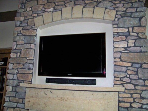 Fireplace — Home Theater Installation in Greeley, CO