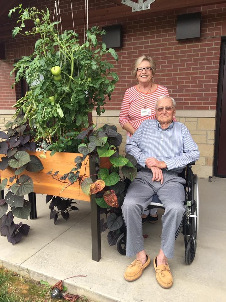 Volunteer and patient at Heartford House