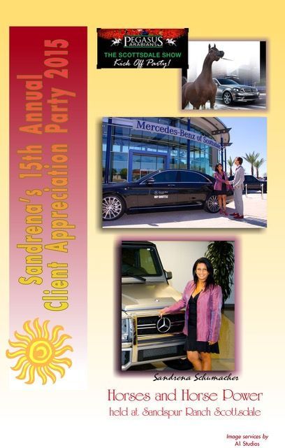 A poster for the 15th annual client appreciation party