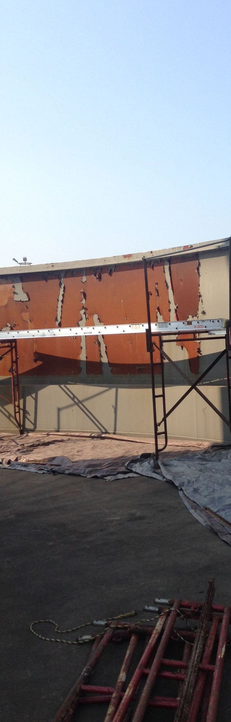 Commercial Building Before Painting