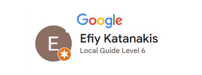 Efiy Katanakis google review honesty