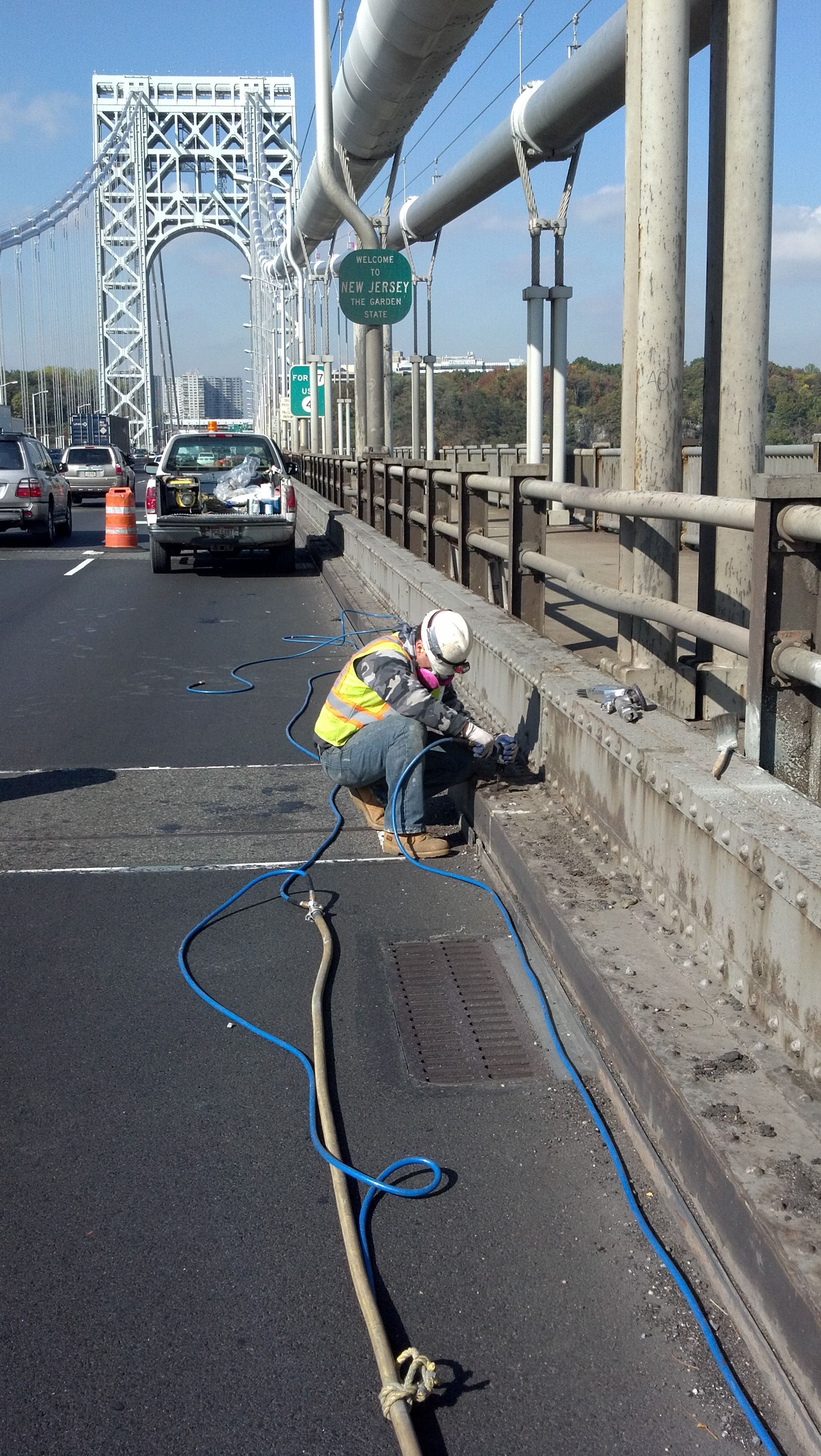 George Washington Bridge Industrial Painting Jag'd Construction Inc.