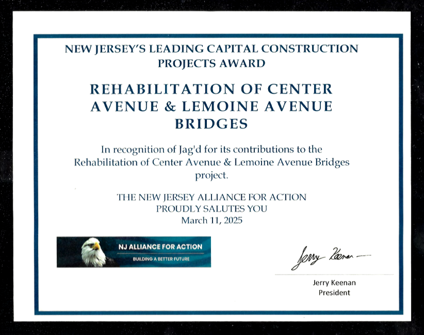 New Jersey's Leading Capital Construction Projects Award