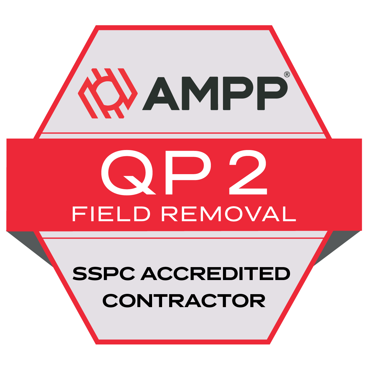AMPP QP2 field application SSPC Accredited Contractor