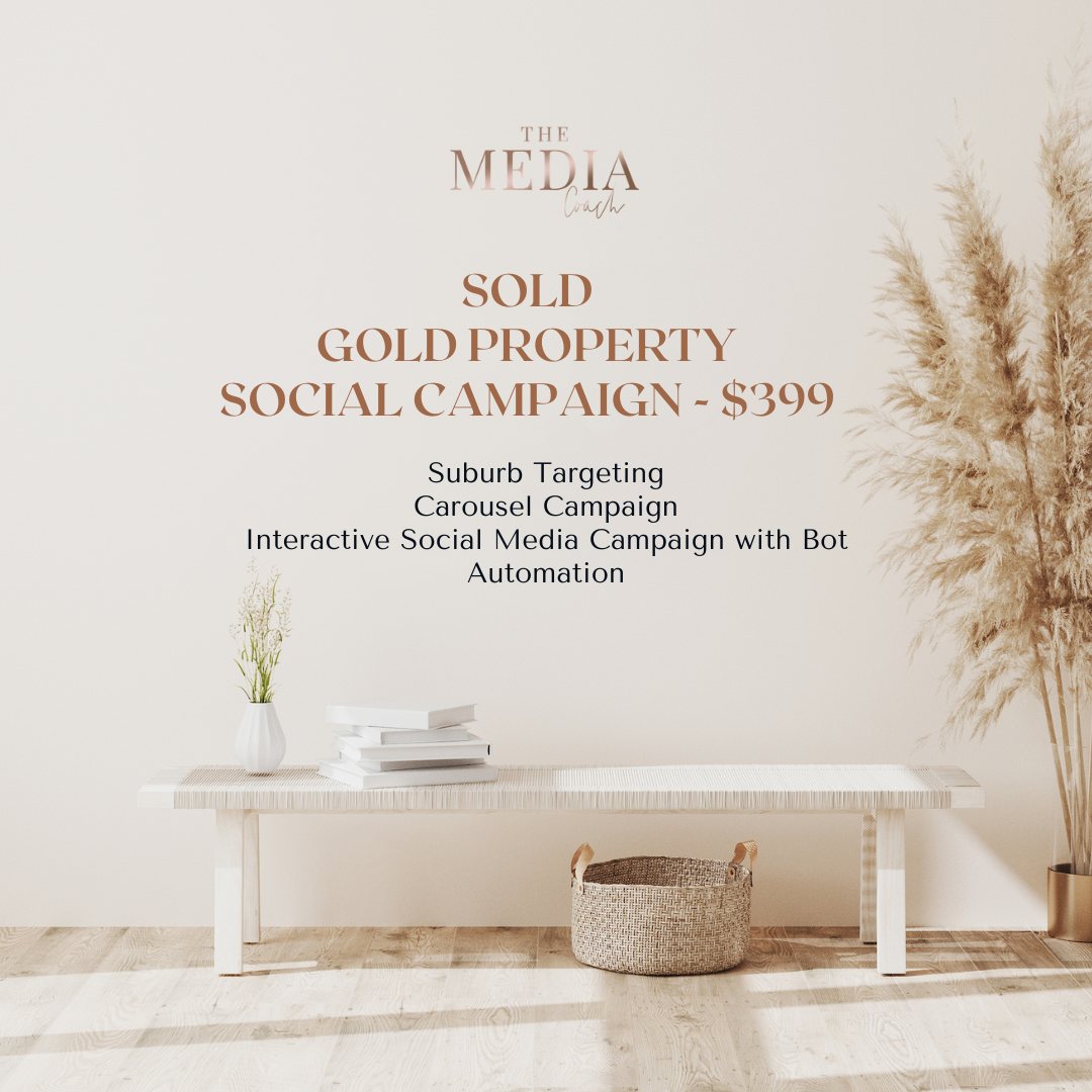Sold Social Media Property Packages - Gold Plan