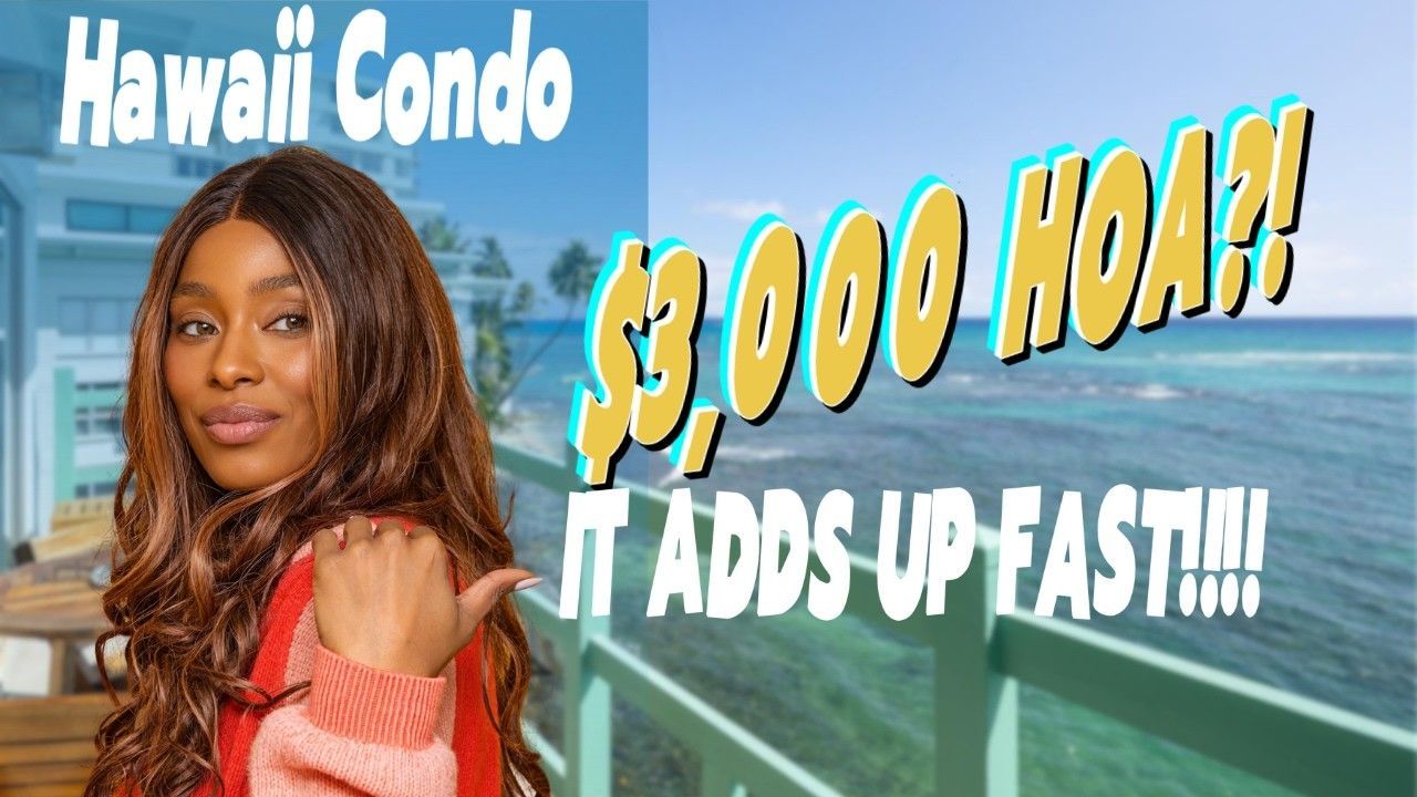 Thumbnail with woman and text “Hawaii Condo $3,000 HOAX! It adds up fast!!!”