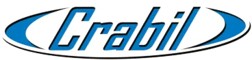 Crabil logo with blue text and a blue oval shape.
