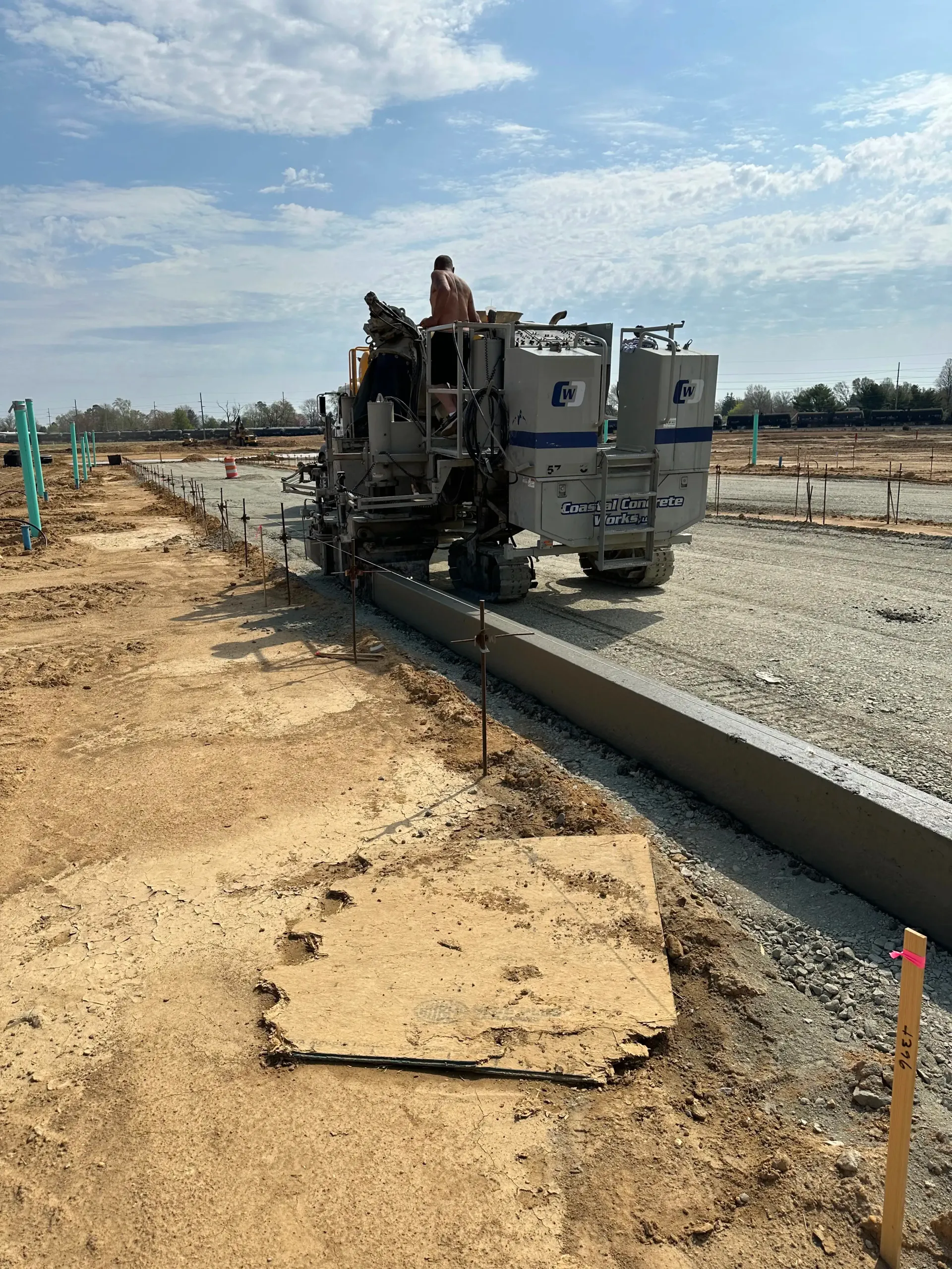 curb+and+gutter+installation+at+Eden+Hill+Farm +Housing+Development