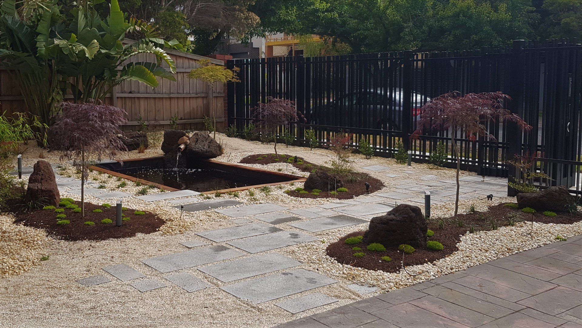 An Oriental feel Japanese Garden