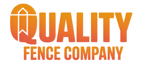 Logo for Quality Fence Company: Orange text on a white background. 