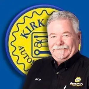man in front of logo | Kirkham Automotive