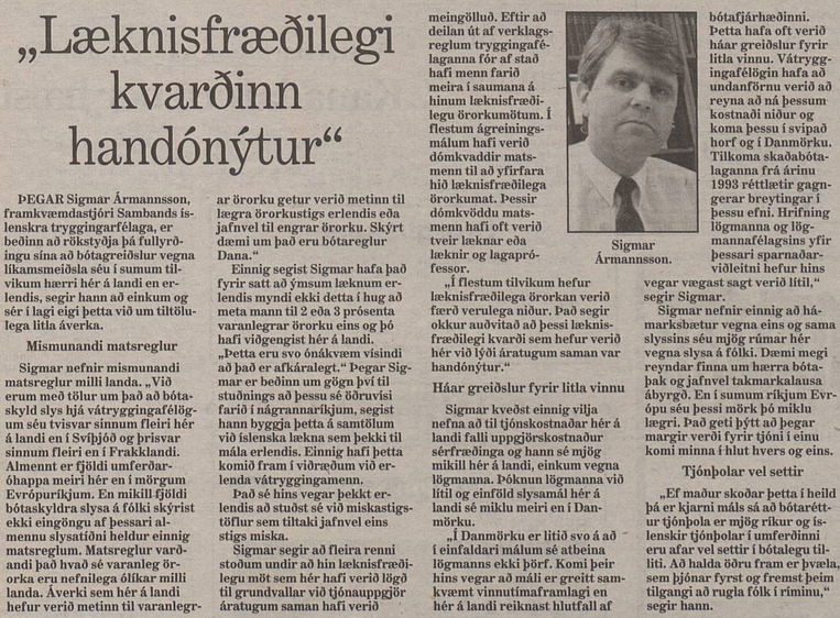 „Læknisfræðileg kvörðun handónýtur“