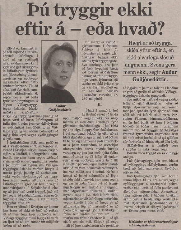 Þú tryggir ekki eftir á – eða hvað?