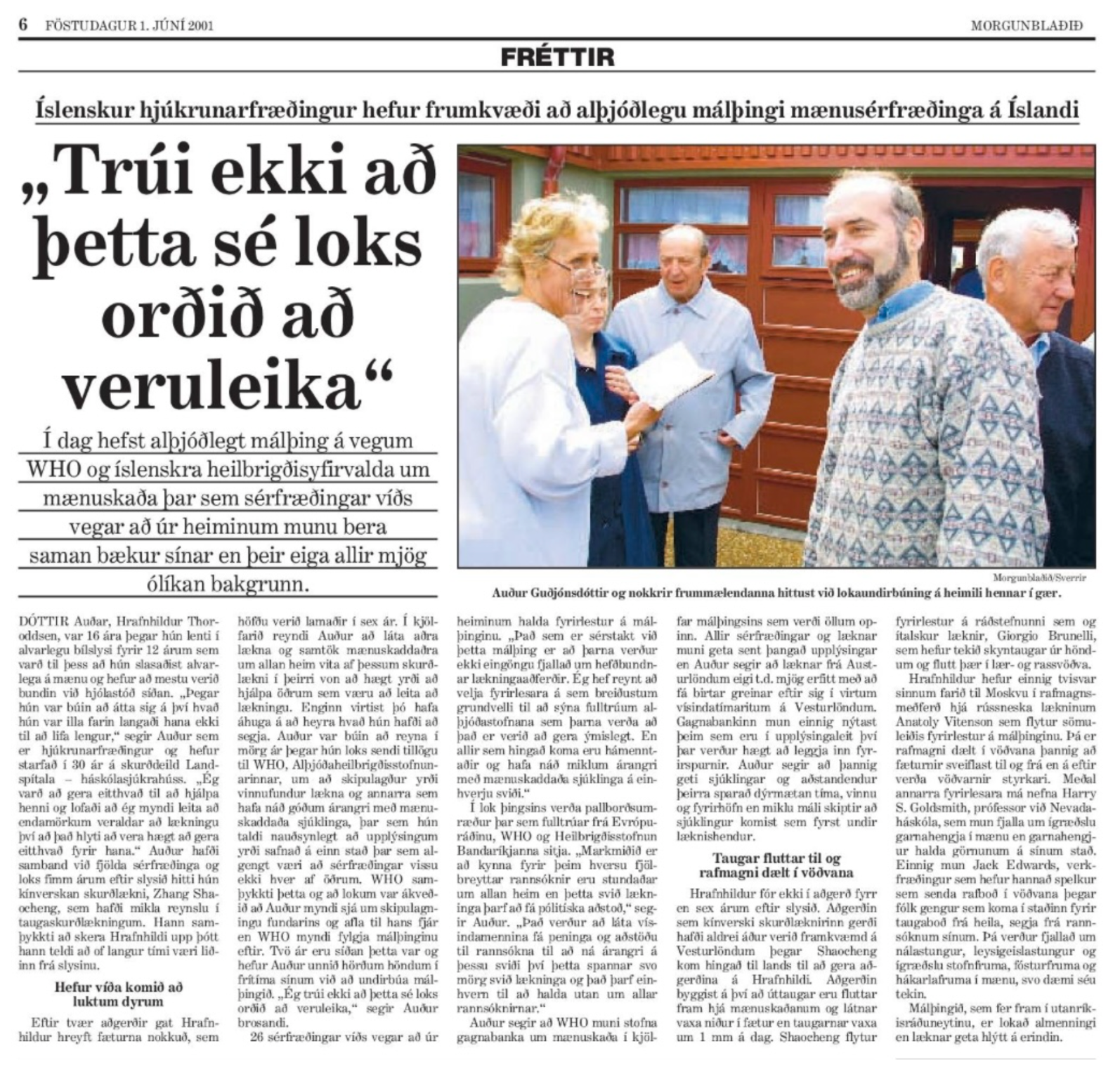 Trúi ekki að þetta sé loks orðið að veruleika