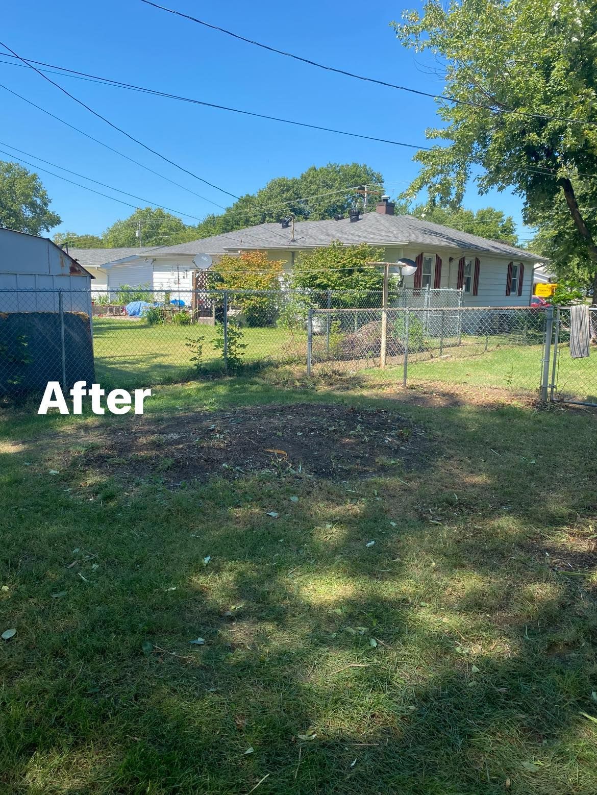 past landscaping work