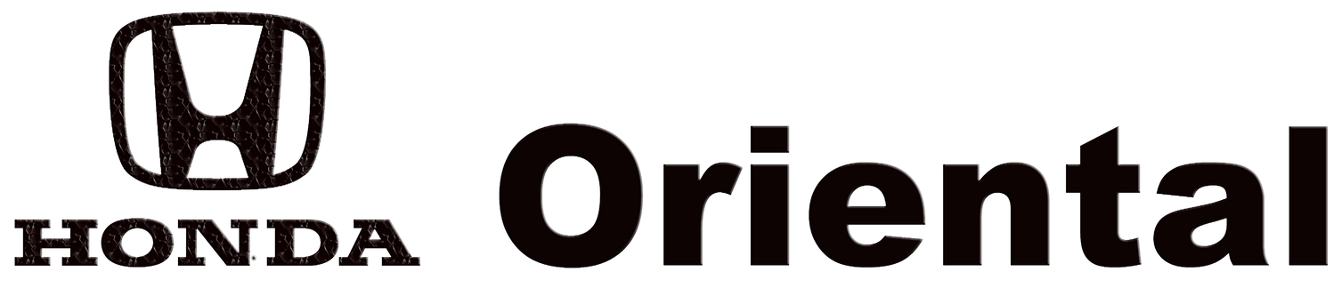 Logotipo da Honda Oriental em preto sobre fundo branco
