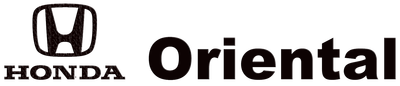 Logotipo da Honda Oriental em preto sobre fundo branco