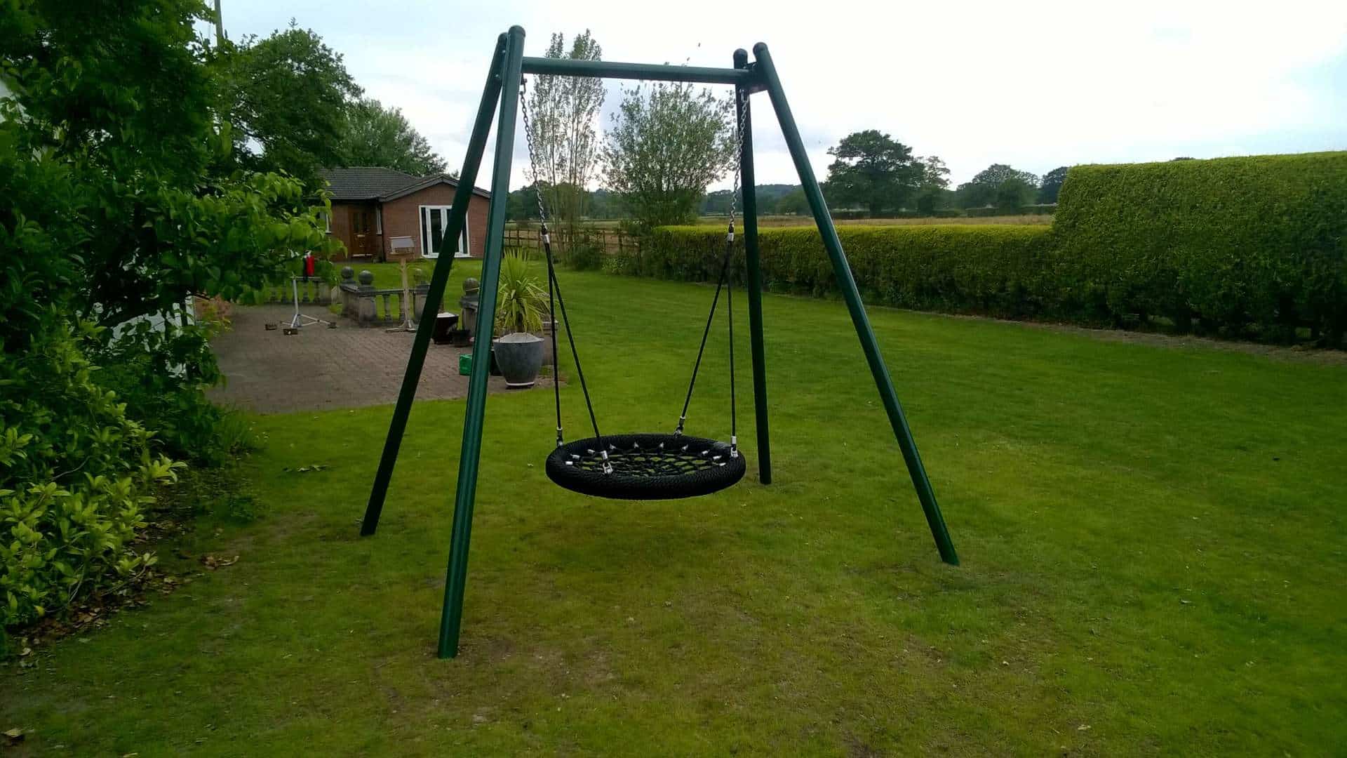 Playground Swing on Grass