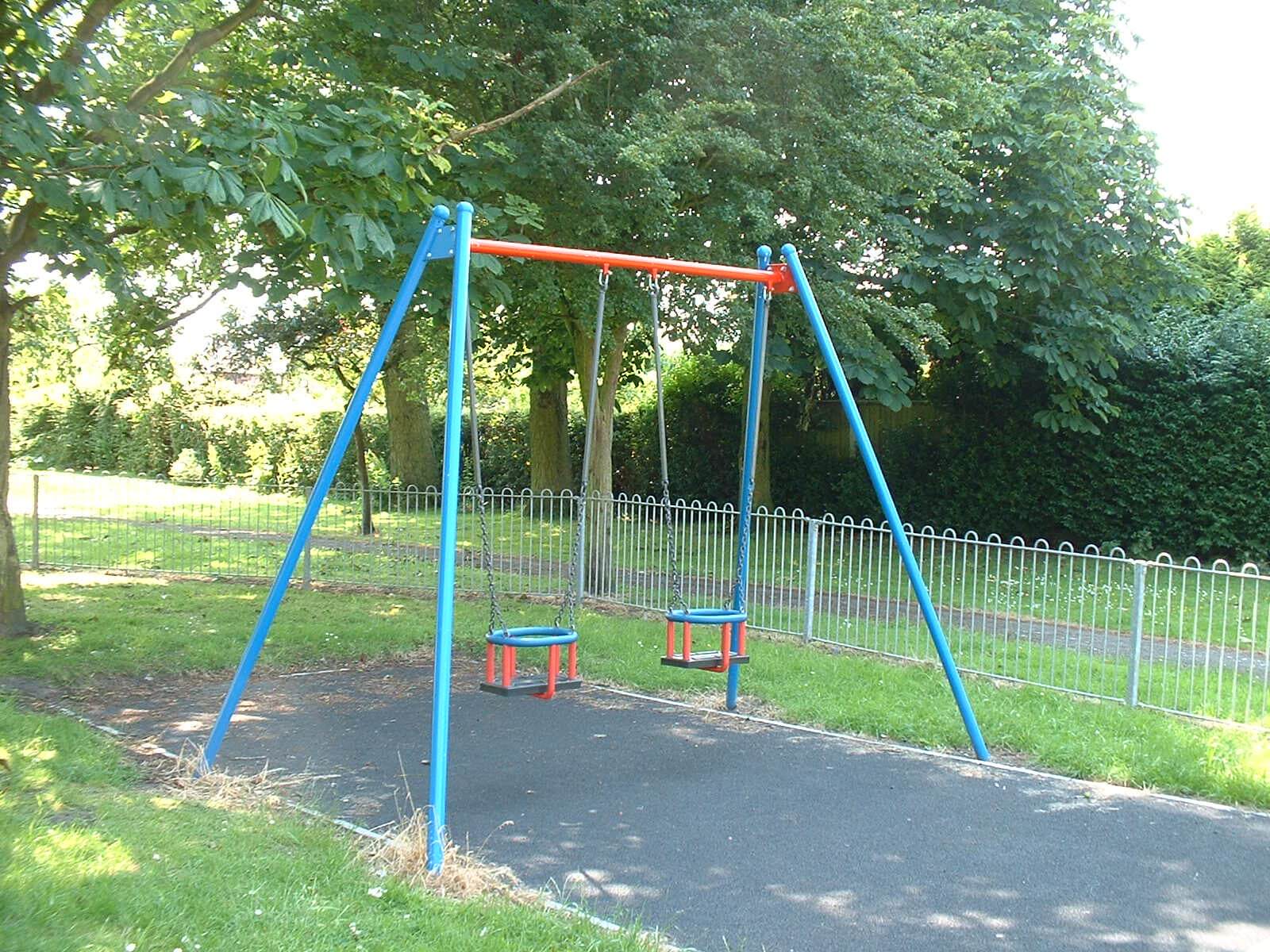 Coloured Playground Swing