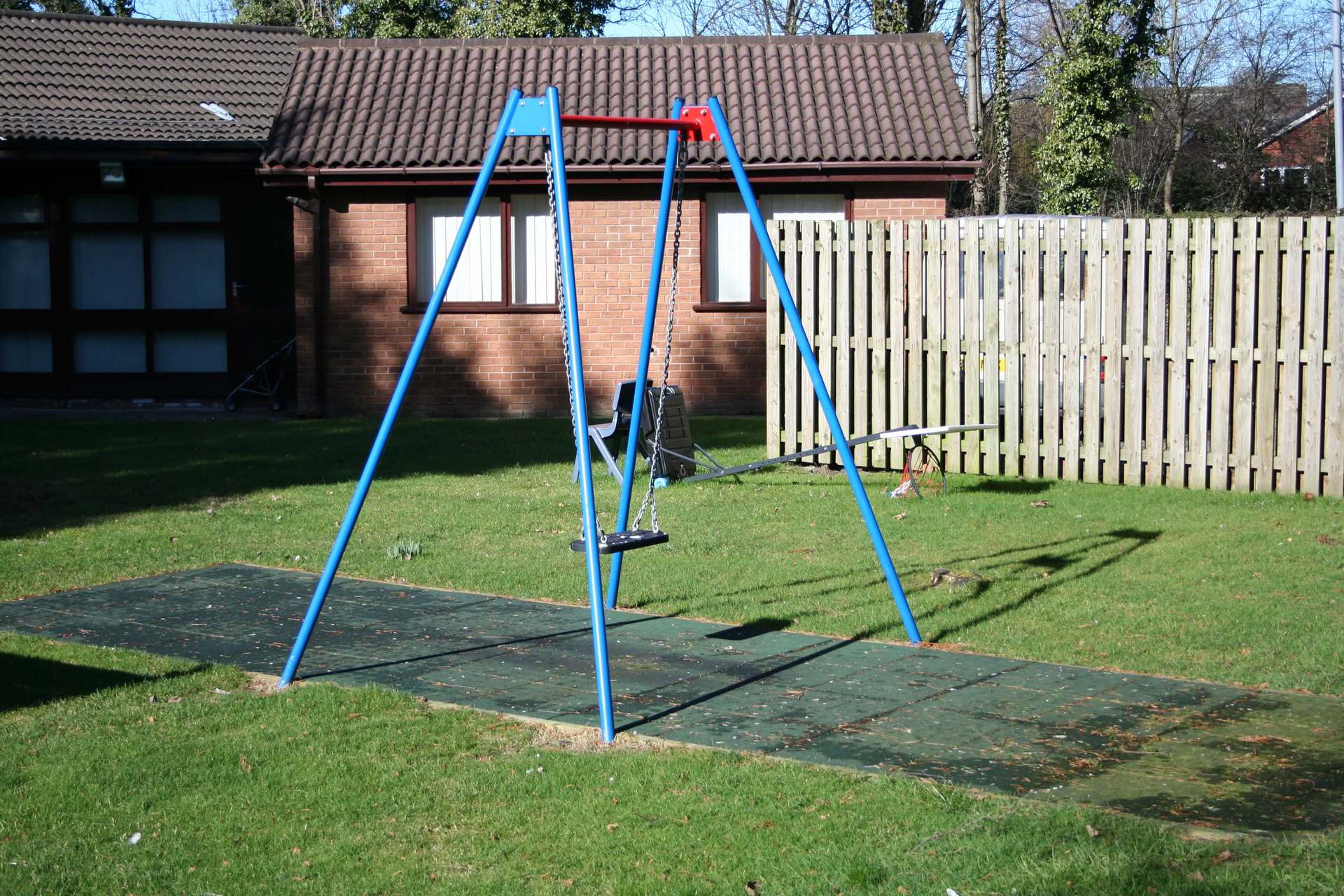 Playground Swing in Park