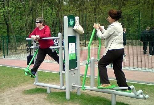 Outdoor Gym Equipment Air Walker and Cross Trainer