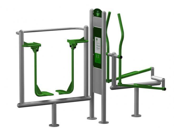 Outdoor Gym Equipment Air Walker and Cross Trainer Design