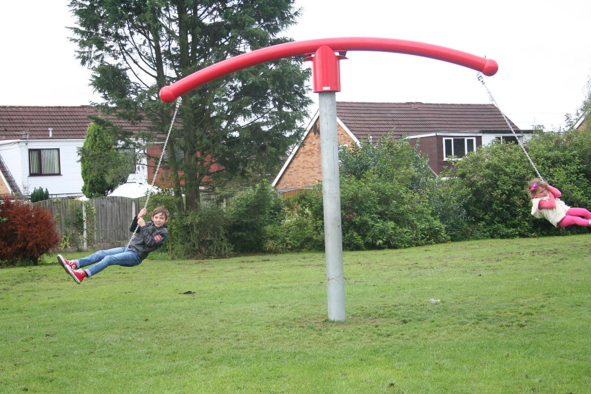 Metal Playground Swing