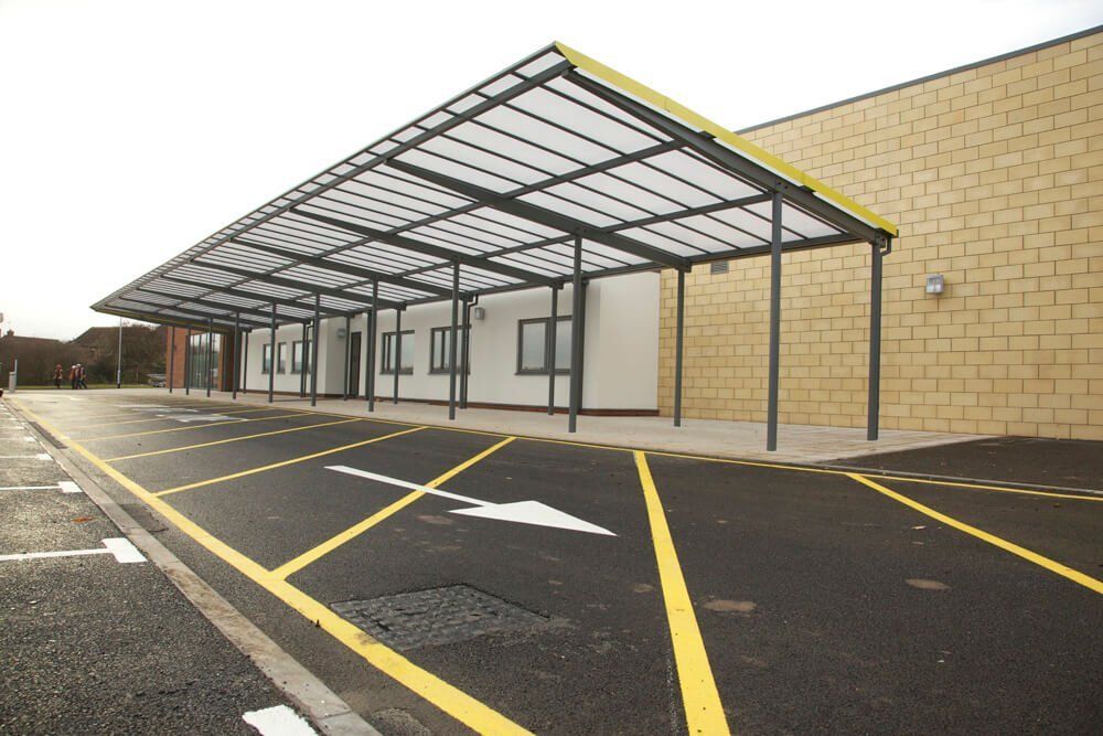 Free Standing Cantilever Canopy