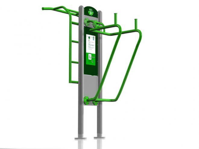 Outdoor Gym Equipment Staircase Leg Lift Design