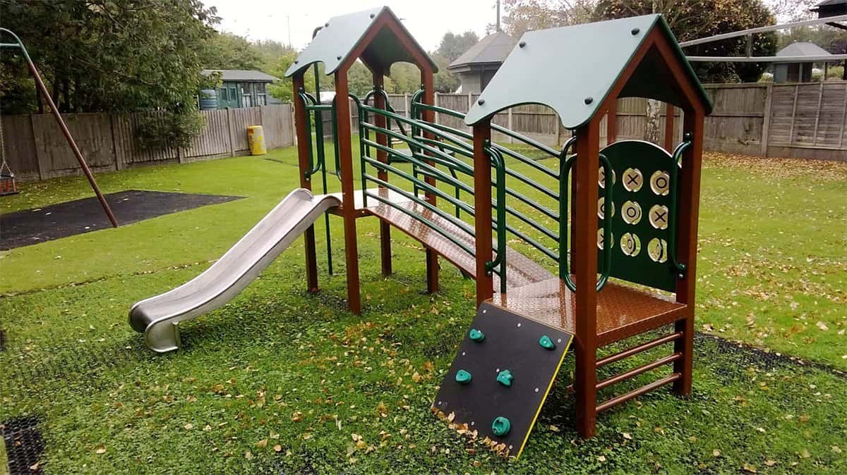 multi-play wooden platform