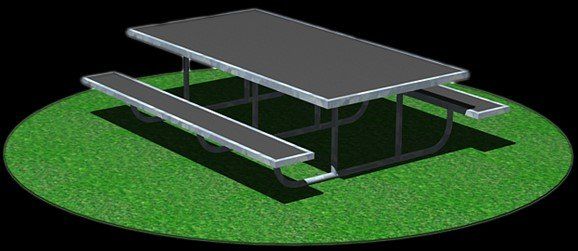picnic table skatepark equipment