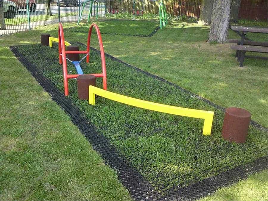 low level playground trail