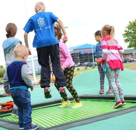 Kids on Trampoline