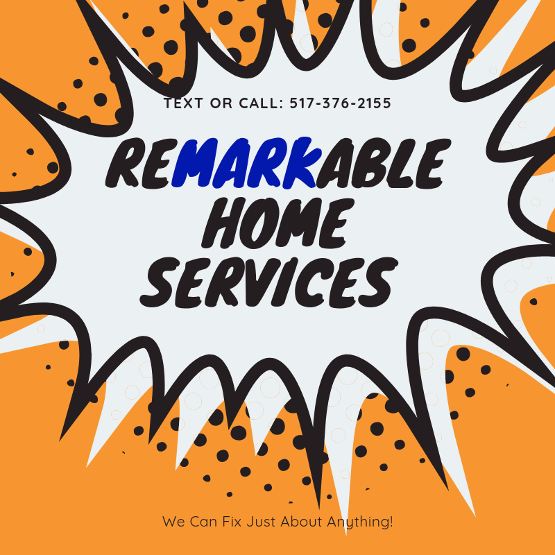 An advertisement for remarkable home services that can fix just about anything