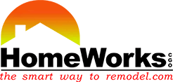 The logo for homeworks is the smart way to remodel.com.